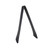 TableCraft Products 39101 9" Black Stainless Steel & Silicone Tongs