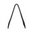 TableCraft Products 39102 12" Black Stainless Steel & Silicone Tongs