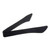 TableCraft Products 39102 12" Black Stainless Steel & Silicone Tongs