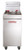 Vulcan LG400-LP 45 Lbs. Stainless Steel Liquid Propane Free-Standing Fryer - 120,000 BTU