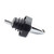 TableCraft Products 671 Black Collar Chrome Plated Spout Plastic Cash & Carry Free Flow Pourer