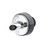 TableCraft Products 671 Black Collar Chrome Plated Spout Plastic Cash & Carry Free Flow Pourer