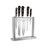 Mercer M23500 Renaissance 6 Piece Black Forged High Carbon Stainless Steel Knife Block