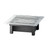 Cal-Mil 1348-12-13 12" W x 12" D x 4" H Square Black Stainless Steel Wire Grill Modern Chafer Alternative