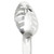 Vollrath 64134 13 13/16" L Slotted Heavy Gauge 18/8 Stainless Steel Ergo Grip Heavy Duty Spoon with Black Nylon Ergonomic Handle