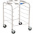Vollrath 79002 Welded Stainless Steel Mobile Bowl Stand / Dolly with Tray Slides