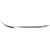 Vollrath 64403 13 1/4" L Solid 16 Gauge Stainless Steel One-Piece Heavy Duty Basting Spoon