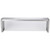 Vollrath 38053 46" W x 10" D x 13" H Stainless Steel ServeWell Single Deck Cafeteria Breath Guard