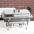 Vollrath 99850 Full Size 9 Quarts Stainless Steel Trimline II Chafer