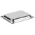 Vollrath 90217 2.6 Qt. 22 Gauge Stainless Steel with Black SteelCoatX3 Coating Non-Stick Super Pan 3 1/2 GN Food Pan