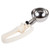 Vollrath 47392 3.2 Oz. Ivory Stainless Steel Scoop & Shaft #10 Disher