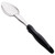 Vollrath 64130 13 13/16" L Solid Heavy Gauge 18/8 Stainless Steel Ergo Grip Heavy Duty Spoon with Black Nylon Ergonomic Handle