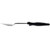Vollrath 64130 13 13/16" L Solid Heavy Gauge 18/8 Stainless Steel Ergo Grip Heavy Duty Spoon with Black Nylon Ergonomic Handle