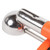 Vollrath 47404 .33 Oz. Orange Stainless Steel Scoop & Shaft #100 Disher