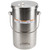 Vollrath 59200 19.75 Qt. Stainless Tote Pail With Cover