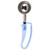 Vollrath 47394 2.4 Oz. Sky Blue Stainless Steel Scoop & Shaft #14 Disher