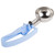 Vollrath 47394 2.4 Oz. Sky Blue Stainless Steel Scoop & Shaft #14 Disher