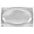 Vollrath 3101015 3.9 Qt. 22 Gauge Stainless Steel Stackable Super Pan Super Shape Full Oval Pan