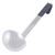 Vollrath 4980320 3 Oz. Heavy Duty 18/8 Stainless Steel 11 Ga 12-5/8" Grooved Hooked Black Kool-Touch Handle with Satin Finish