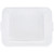 Vollrath 1527-C13 20 " W x 15" D x 7" Deep Clear Polyethylene Molded In Handles Freezer & Dishwasher Safe Traex Color Mate Food Storage Box