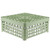 Vollrath 5271211 19.75" W x 19.75" D x 8.5" H Light Green 25-Compartment Extra-Tall Signature Full-Size Compartment Racks
