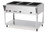 Vollrath 38203 46" W x 29 1/2" D x 34" H 3 Wells Stainless Steel ServeWell SL-Hot Food Table - 120V
