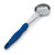 Vollrath 6432230 2 Oz. 1-Piece Heavy Duty Perforated Round Bowl Handle Coded Blue Equipped With All-Natural Antimicrobial Spoodle