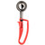 Vollrath 47397 1.52 Oz. Red Stainless Steel Scoop & Shaft #24 Disher