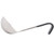 Vollrath 4970420 4 Oz. 3-13/32" Bowl Dia. with 6" Black Kool-Touch Coated Short Handle 18/8 Stainless Steel One-Piece Ladle