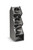 Vollrath FWVH-3B Black Countertop 3-Cylinder Vertical Flatware Holder
