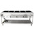 Vollrath 38005 76" W x 32" D x 34" H 5 Wells Stainless Steel ServeWell Hot Food Table - 120V