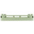 Vollrath 5267110 19.75" W x 4.12" H x 19.75" D Light Green Signature Full-Size Flatware Rack