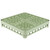 Vollrath 5267110 19.75" W x 4.12" H x 19.75" D Light Green Signature Full-Size Flatware Rack