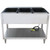 Vollrath 38003 46" W x 32" D x 34" H 3 Wells Stainless Steel ServeWell Hot Food Table - 120V