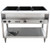 Vollrath 38003 46" W x 32" D x 34" H 3 Wells Stainless Steel ServeWell Hot Food Table - 120V