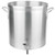 Vollrath 68641 40 Quarts 2 Ga. With Faucet Heavy Duty Aluminum Natural Classic Select Stock Pot