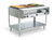 Vollrath 38103 46" W x 32" D x 34" H 3 Wells Stainless Steel ServeWell Hot Food Table - 120V