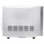 Vollrath 40830 14.38" W x 13.13" D x 7.81" H Stainless Steel Manual Control Microwave Oven