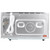 Vollrath 40830 14.38" W x 13.13" D x 7.81" H Stainless Steel Manual Control Microwave Oven