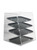 Vollrath KDC1418-4F-06 Clear Acrylic Countertop Display Case with Front Doors - 18 1/2" x 19 5/8" x 22 3/4"