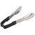 Vollrath 4780620 6" W Scalloped Teeth Springless Design Stainless Steel Black Ergonomic Antimicrobial Kool-Touch Handle One-Piece Utility Tongs