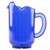Vollrath 6010-44 60 Oz. Top Diameter 5.75" Bottom Diameter 3.625" Cobalt Polycarbonate Tuffex Deluxe Three-Lipped Pitcher