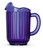 Vollrath 6010-44 60 Oz. Top Diameter 5.75" Bottom Diameter 3.625" Cobalt Polycarbonate Tuffex Deluxe Three-Lipped Pitcher