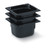 Vollrath 9064420 4" Deep High-Temp Black Resin Reverse Form Flattened Edge Framing Shoulder Super Pan 1/6 GN Food Pan