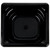 Vollrath 9064420 4" Deep High-Temp Black Resin Reverse Form Flattened Edge Framing Shoulder Super Pan 1/6 GN Food Pan