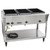 Vollrath 38213 46" W x 29 1/2" D x 34" H 3 Wells Stainless Steel ServeWell SL-Hot Food Table - 120V