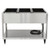Vollrath 38213 46" W x 29 1/2" D x 34" H 3 Wells Stainless Steel ServeWell SL-Hot Food Table - 120V