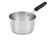 Vollrath 6821275 2.75 Qt. 11 Gauge Aluminum Alloy TriVent Silicone Handle with EverTite Riveting W ear-Ever Tapered Sauce Pan