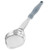 Vollrath 6422445 4 Oz. 1-Piece Heavy Duty Perforated Oval Bowl Handle Coded Gray Equipped With All-Natural Antimicrobial Spoodle
