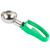 Vollrath 47393 2.8 Oz. Green Stainless Steel Scoop & Shaft #12 Disher